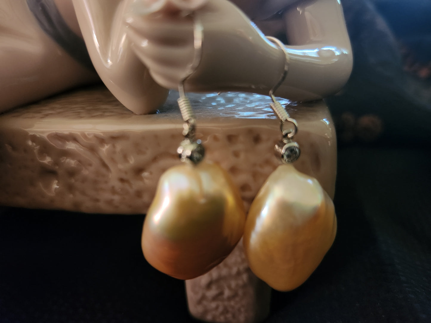 Baroque Pearl Drop Earring