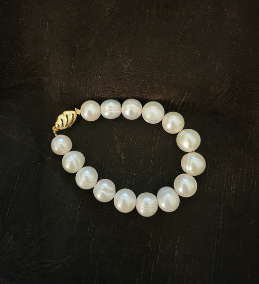 Baroque Threaded Pearl Bracelet